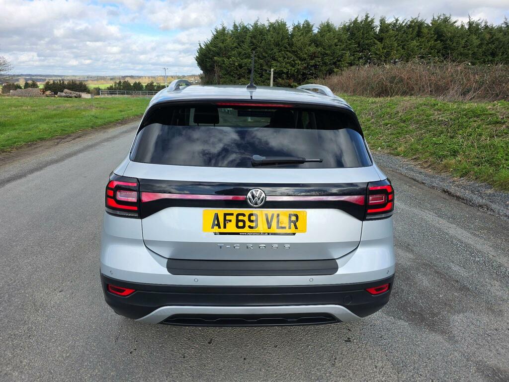 Volkswagen T-Cross 1.0 Tsi Sel Dsg Euro 6 Ss AF69VLR Silver #6