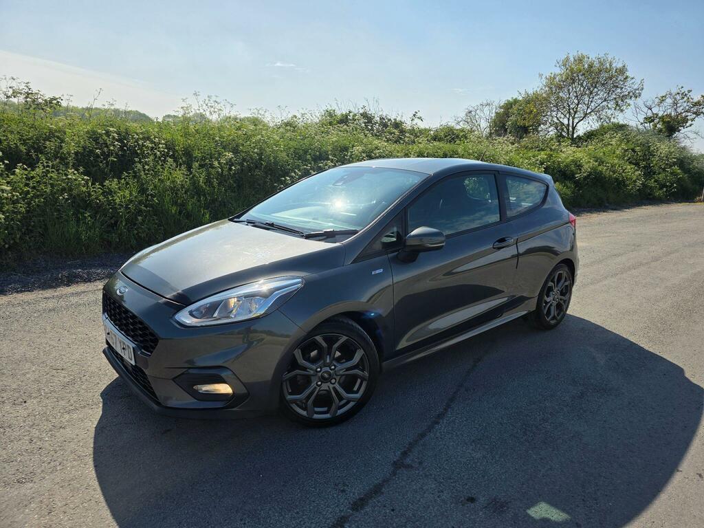 Ford Fiesta 1.0T Ecoboost St-line Euro 6 Ss CA67YPD Grey #3