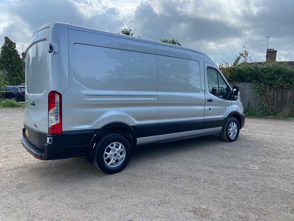 Ford Transit Custom 2.0 350 Ecoblue Trend Panel Van BG73WOX Silver #2