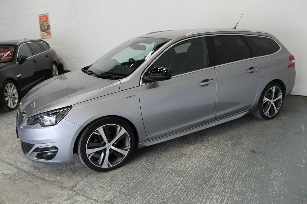 Peugeot 308 SW Estate 1.6 Bluehdi Gt Line Euro 6 Ss 2017 Grey #4