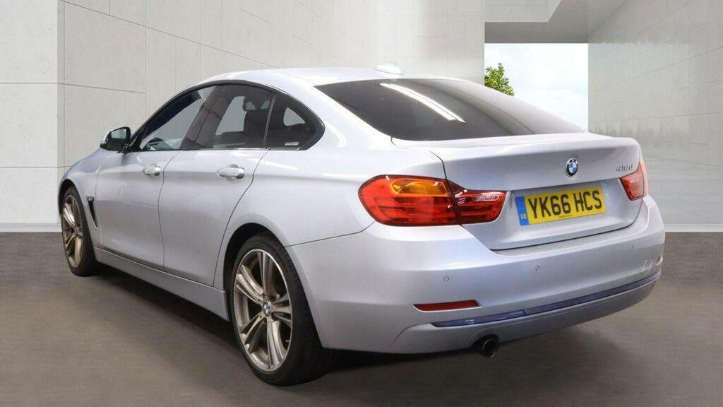 BMW 4 Series Gran Coupe 2.0 418D Sport Euro 6 Ss Silver #3
