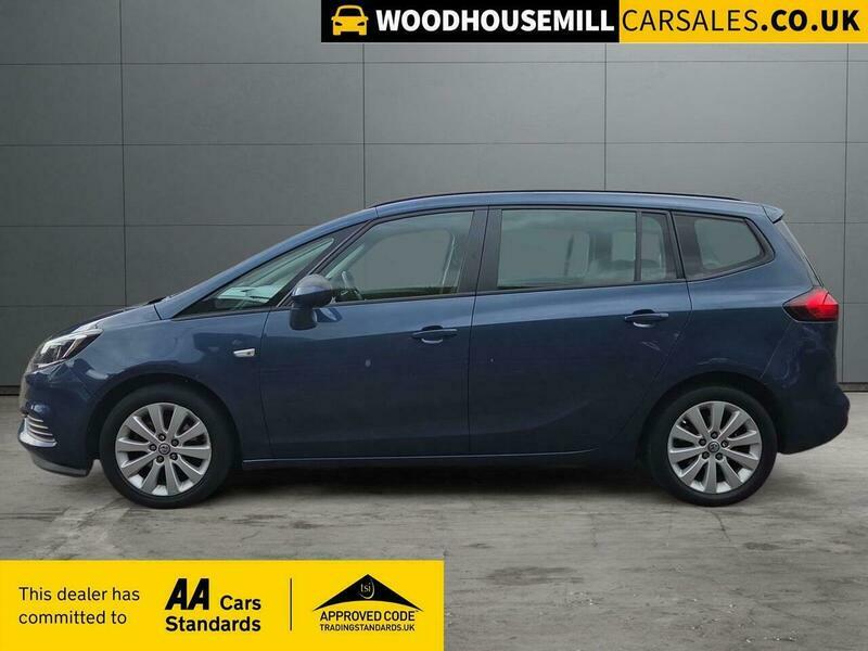 Vauxhall Zafira 1.4I Turbo Design Euro Blue #5
