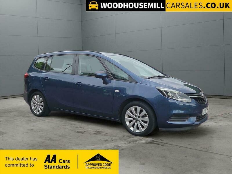 Vauxhall Zafira 1.4I Turbo Design Euro Blue