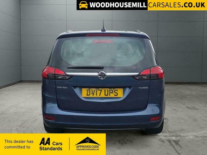 Vauxhall Zafira 1.4I Turbo Design Euro Blue #6