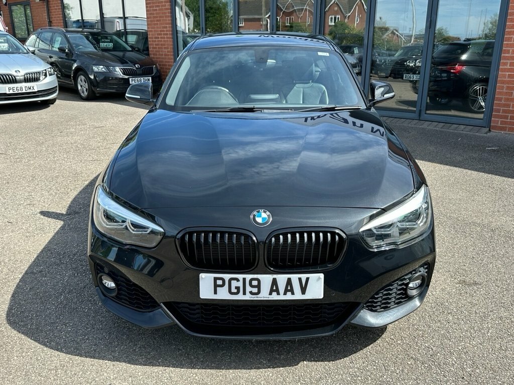 BMW 1 Series 2019 1.5 118I Gpf M Sport Shadow Edition Hatchback PG19AAV Black #2