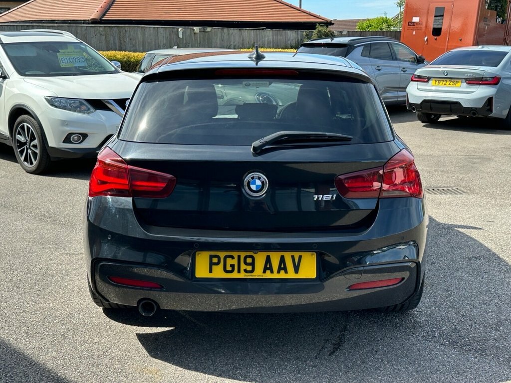 BMW 1 Series 2019 1.5 118I Gpf M Sport Shadow Edition Hatchback PG19AAV Black #6