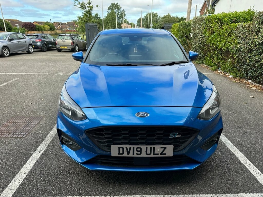 Ford Focus 2019 1.0T Ecoboost St-line Hatchback Ma DV19ULZ Blue #2