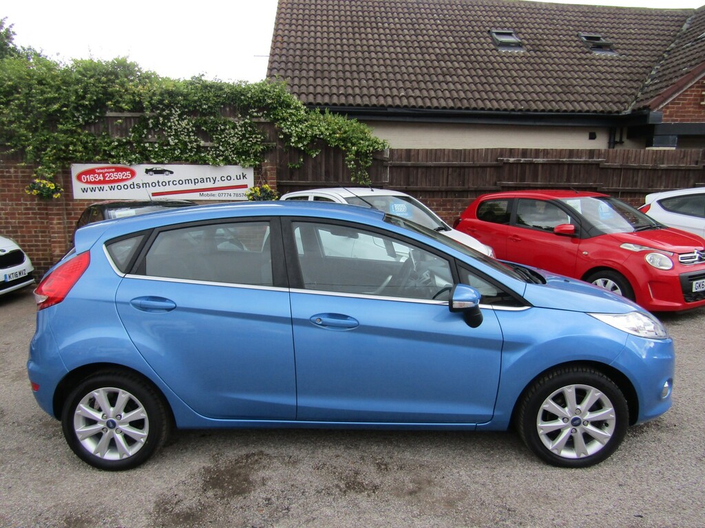 Ford Fiesta 1.4 Zetec Lady Owned Last 9Yrs Only 79K Service Hi BD10GAA Blue #2