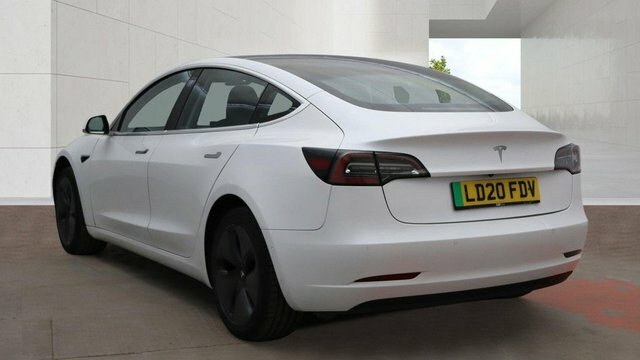 Tesla Model 3 2020 Standard Range Plus Saloon LD20FDV White #2