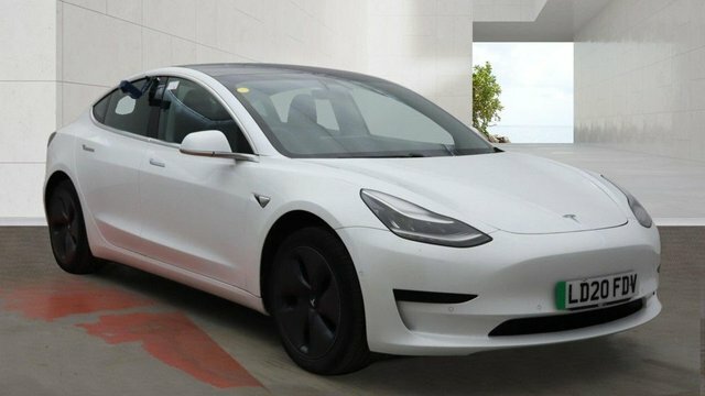 Tesla Model 3 2020 Standard Range Plus Saloon White