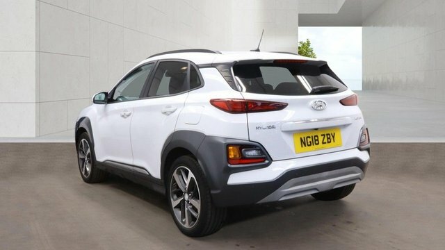 Hyundai Kona 2018 1.0 T-gdi Blue Drive Premium Se Suv Petro White #2