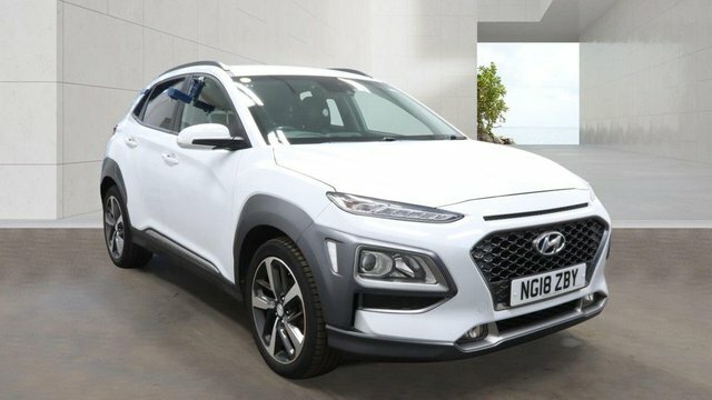 Hyundai Kona 2018 1.0 T-gdi Blue Drive Premium Se Suv Petro White