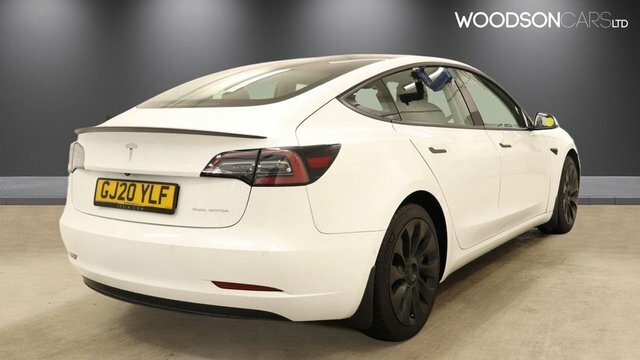 Tesla Model 3 2020 Dual Motor Long Range Saloon A White #6