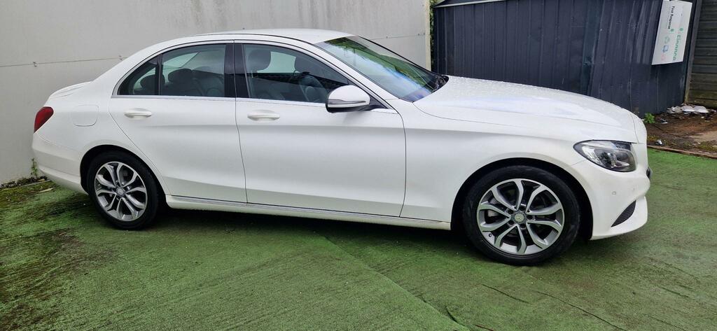 Mercedes-Benz C Class C200 D Sport KS66UWK White #4