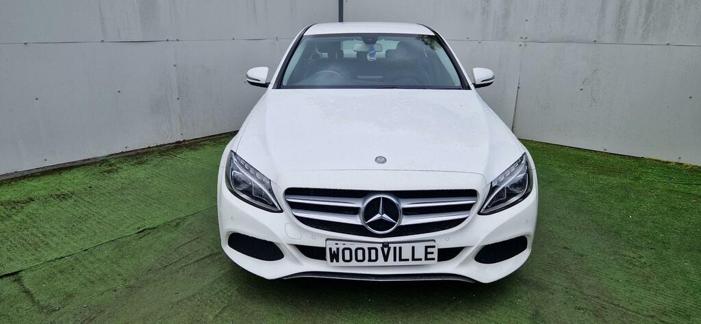 Mercedes-Benz C Class C200 D Sport KS66UWK White #2