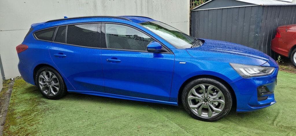 Ford Focus St-line Mhev SA25JKF Blue #6