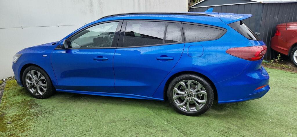 Ford Focus St-line Mhev SA25JKF Blue #4