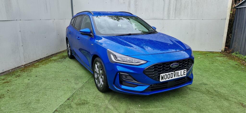 Ford Focus St-line Mhev SA25JKF Blue #3