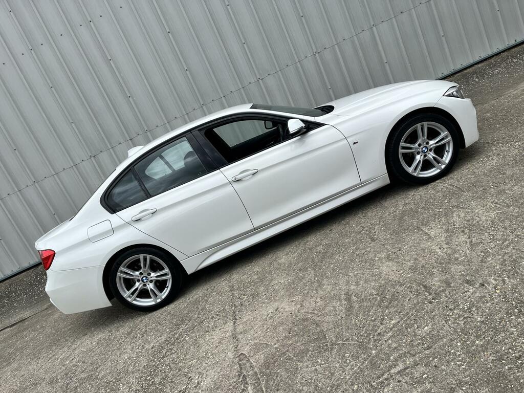 BMW 3 Series 2.0 318D M Sport Saloon Euro 5 OV63XWU White #6
