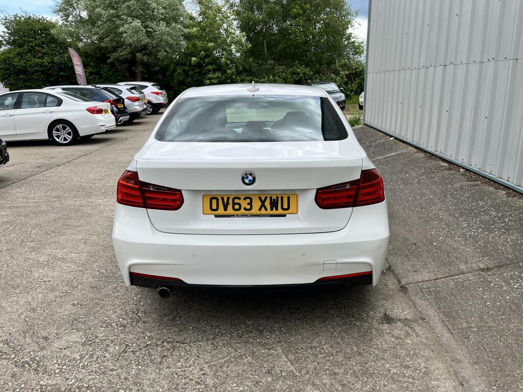 BMW 3 Series 2.0 318D M Sport Saloon Euro 5 OV63XWU White #4