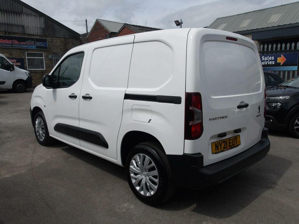 Peugeot Partner 1.5 Bluehdi 1000 Professional Standard Panel Van S NY21EUT White #4