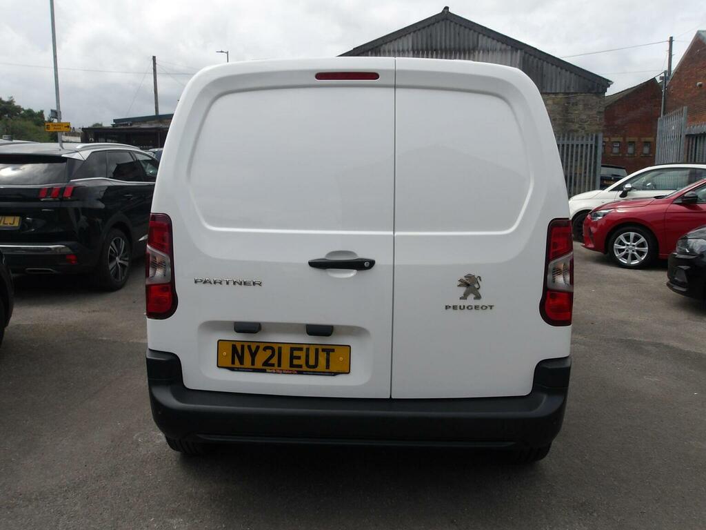 Peugeot Partner 1.5 Bluehdi 1000 Professional Standard Panel Van S NY21EUT White #5