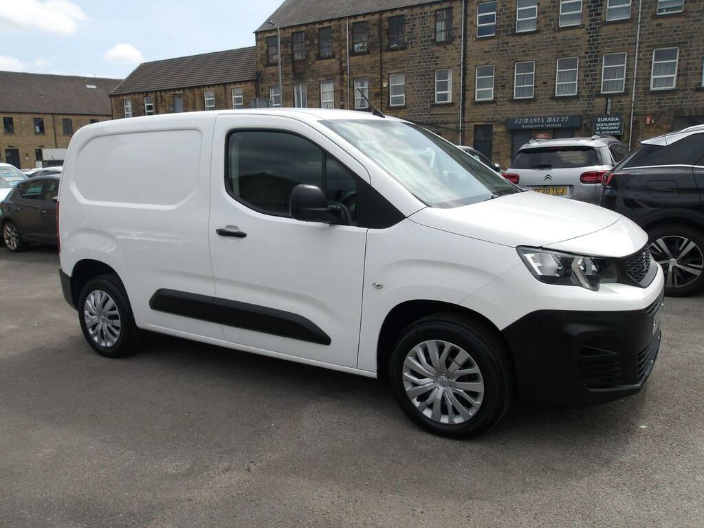 Peugeot Partner 1.5 Bluehdi 1000 Professional Standard Panel Van S NY21EUT White #2