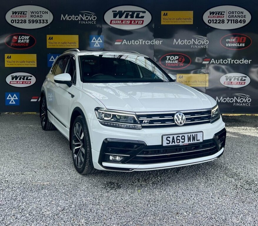 Volkswagen Tiguan 2L R-line Tech SA69WWL White #4