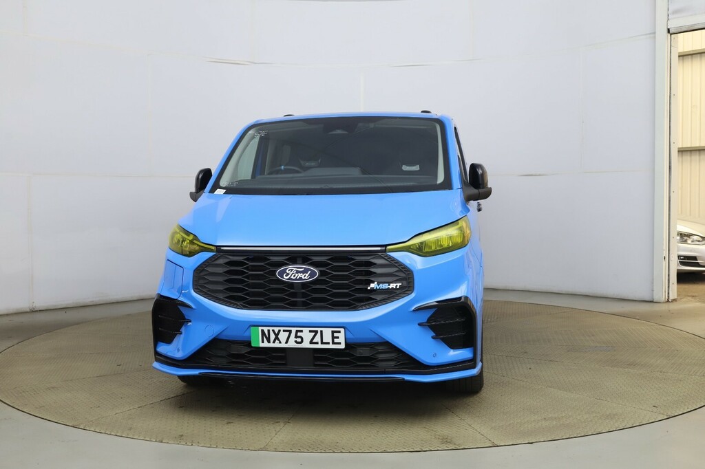 Ford Transit Custom 210Kw 65Kwh H1 Double Cab Van Ms-rt NX75ZLE Blue #2