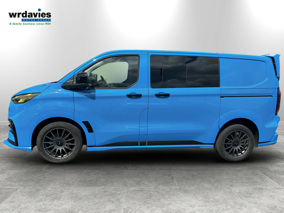 Ford Transit Custom 210Kw 65Kwh H1 Double Cab Van Ms-rt NX75ZLE Blue #4