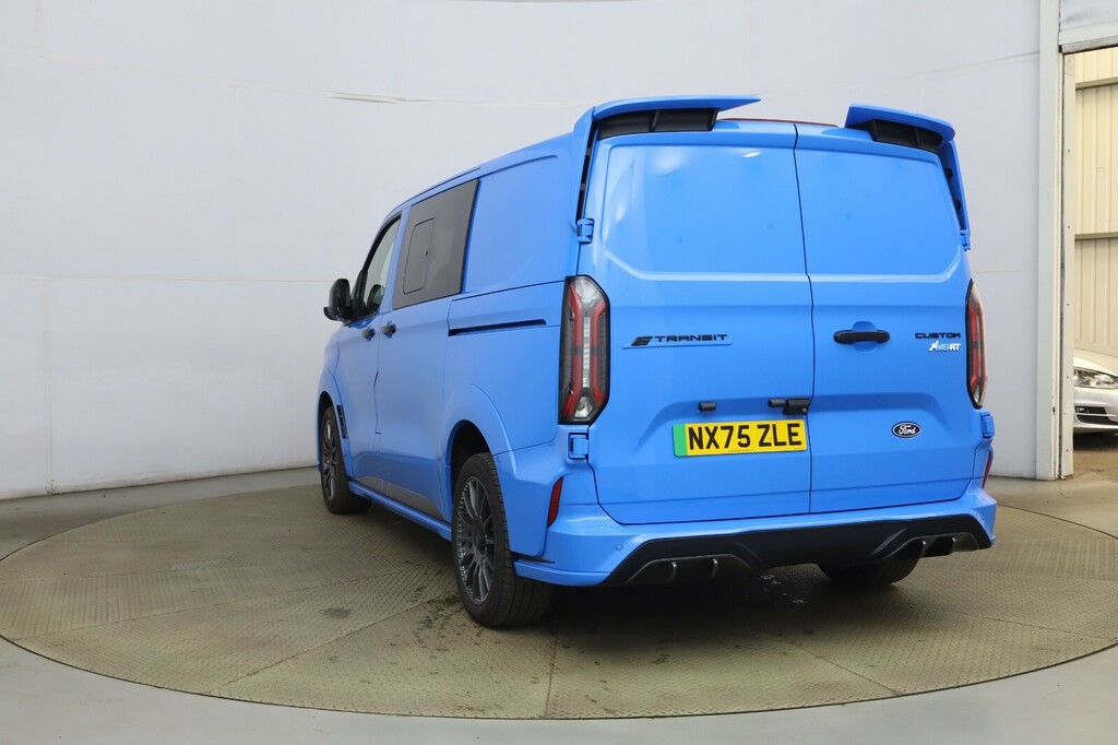 Ford Transit Custom 210Kw 65Kwh H1 Double Cab Van Ms-rt NX75ZLE Blue #5