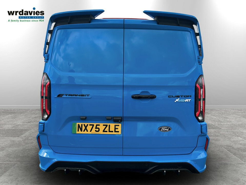 Ford Transit Custom 210Kw 65Kwh H1 Double Cab Van Ms-rt NX75ZLE Blue #6