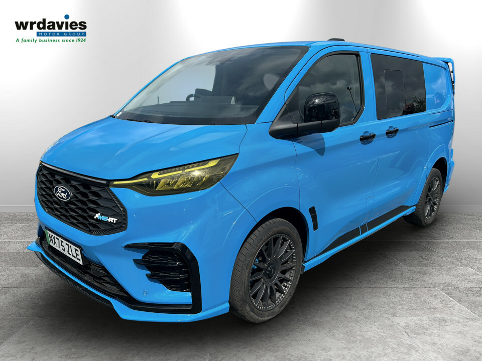 Ford Transit Custom 210Kw 65Kwh H1 Double Cab Van Ms-rt NX75ZLE Blue #3