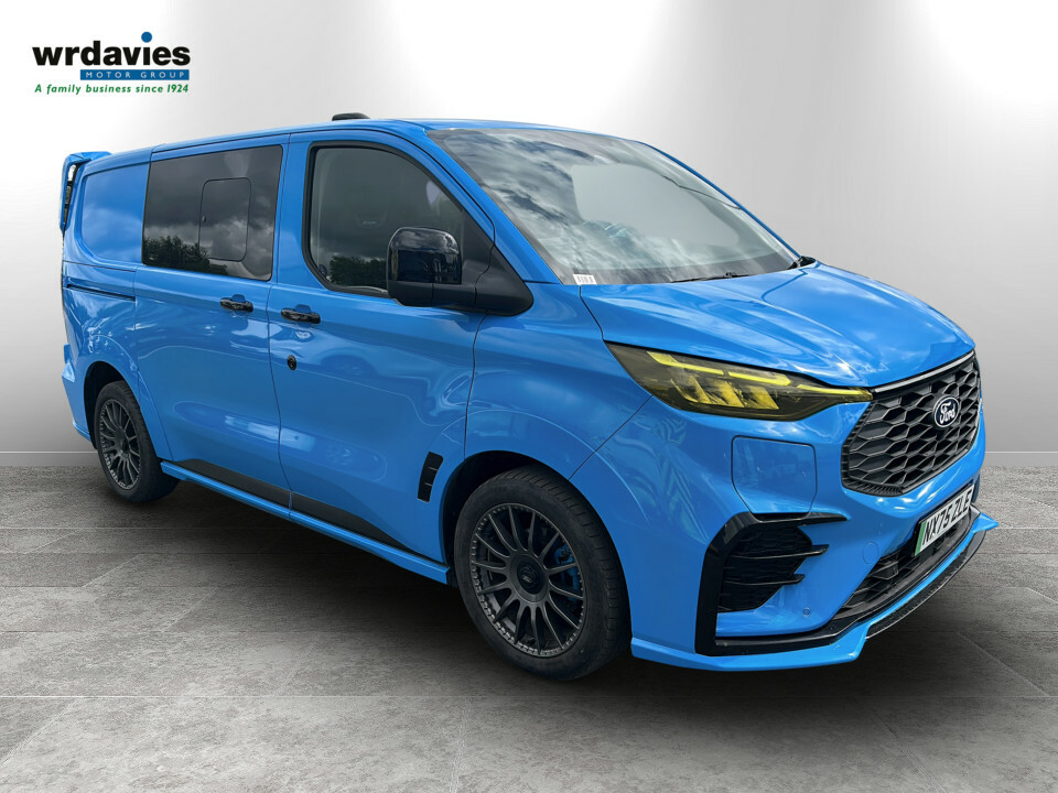 Ford Transit Custom 210Kw 65Kwh H1 Double Cab Van Ms-rt Blue