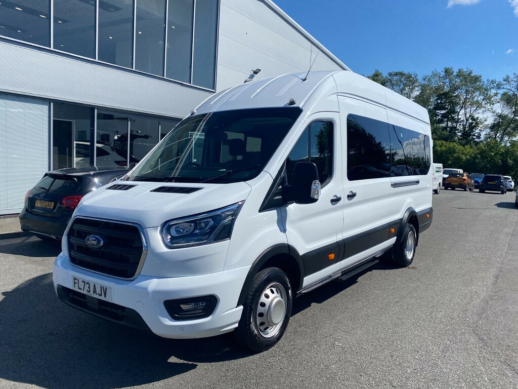 Ford Transit Custom 2.0 Ecoblue 165Ps H3 17 Seater Limited Nav White #3