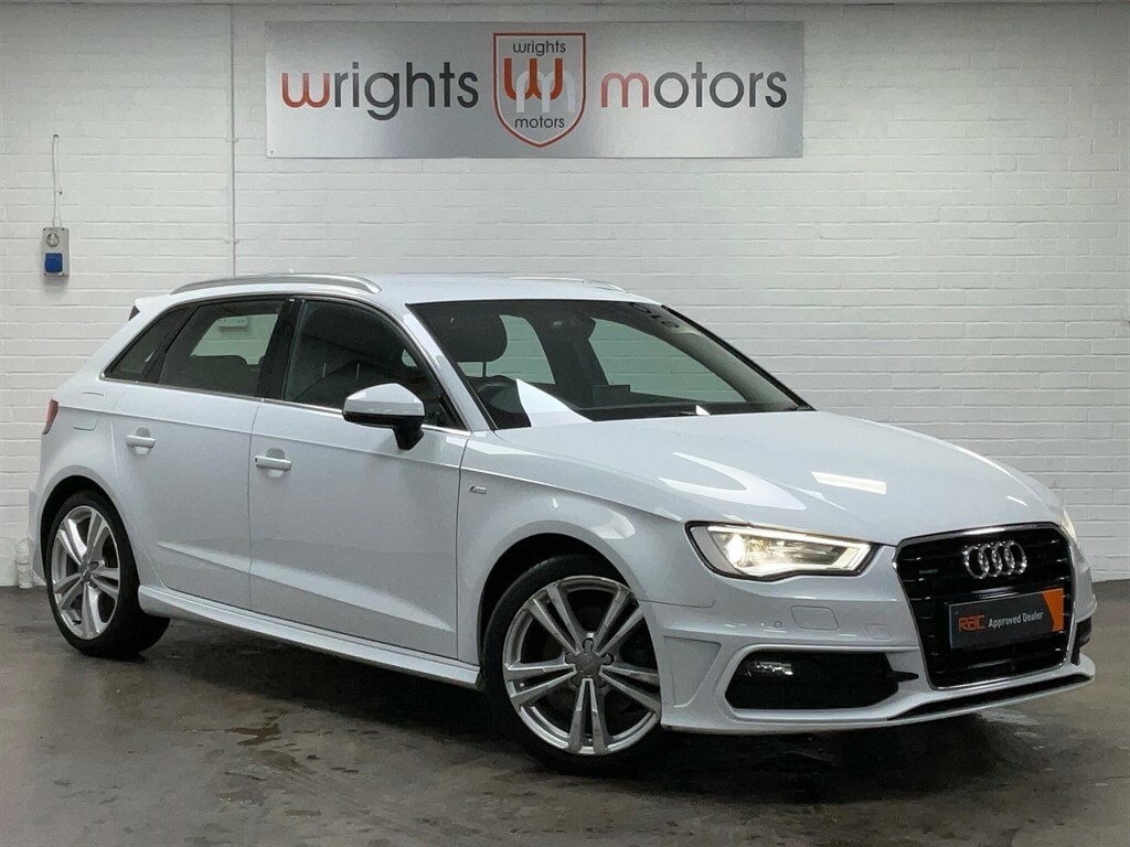 Audi A3 2.0 Tdi S Line Sportback S Tronic Quattro Euro 6 White