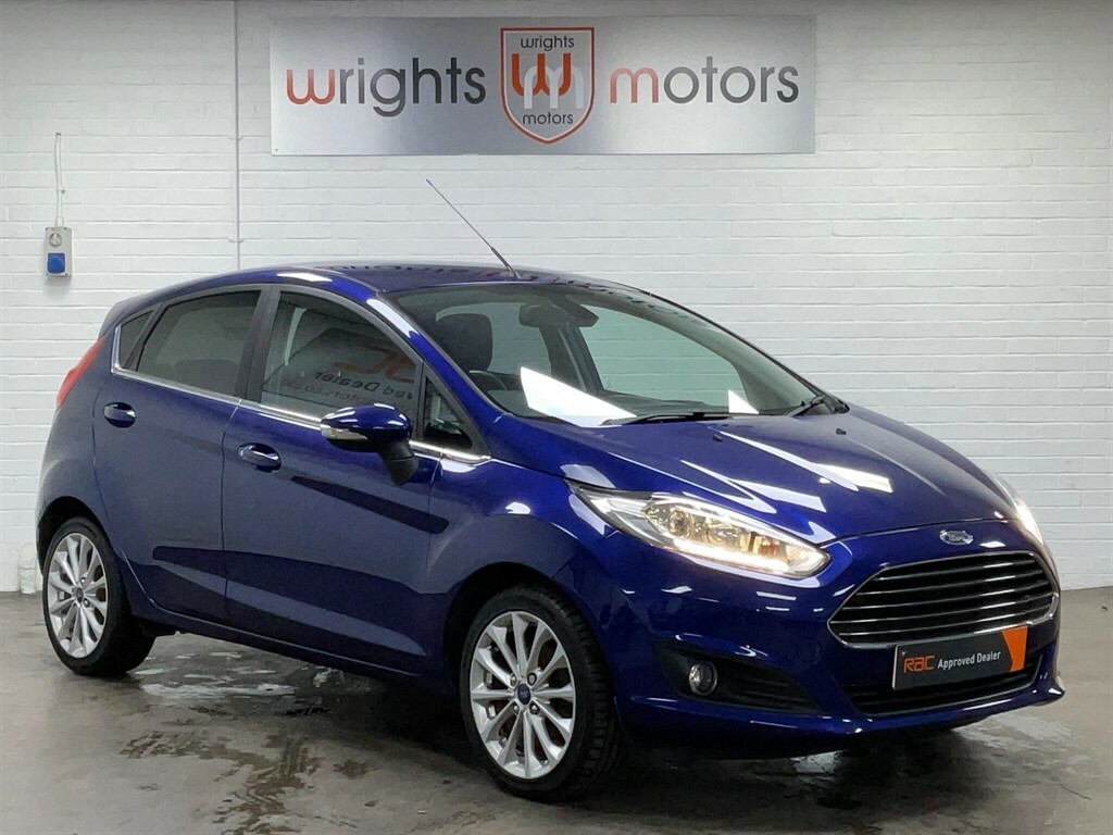 Ford Fiesta 1.0T Ecoboost Titanium X Euro 6 Ss HV66NVA Blue #2