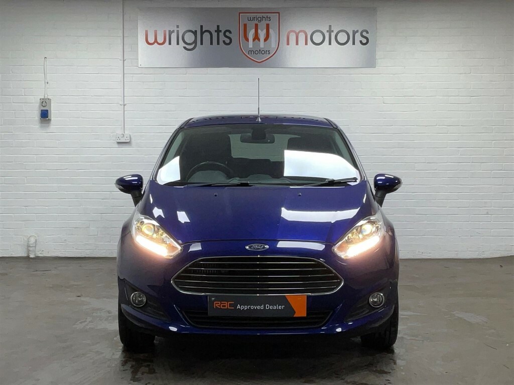 Ford Fiesta 1.0T Ecoboost Titanium X Euro 6 Ss HV66NVA Blue #4