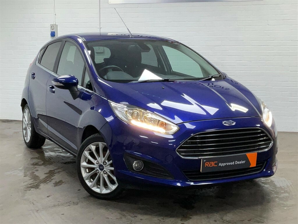 Ford Fiesta 1.0T Ecoboost Titanium X Euro 6 Ss HV66NVA Blue #3