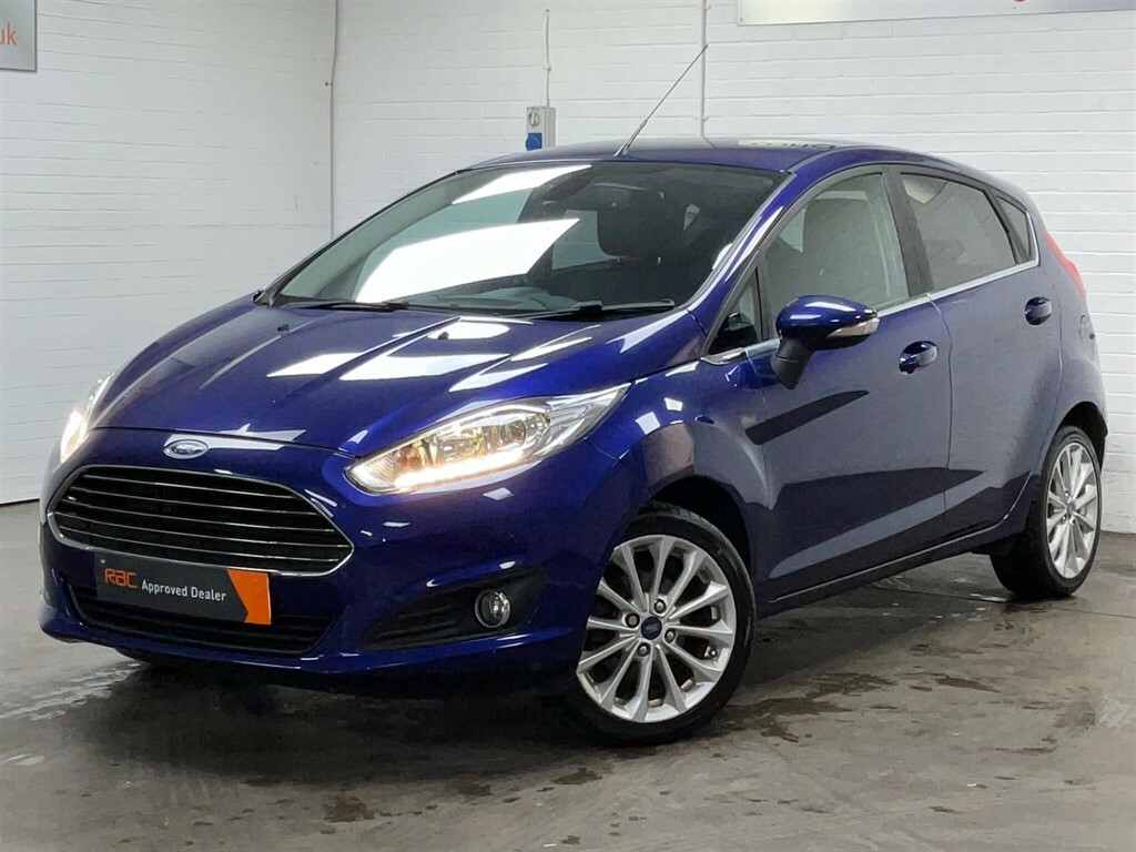 Ford Fiesta 1.0T Ecoboost Titanium X Euro 6 Ss HV66NVA Blue #6