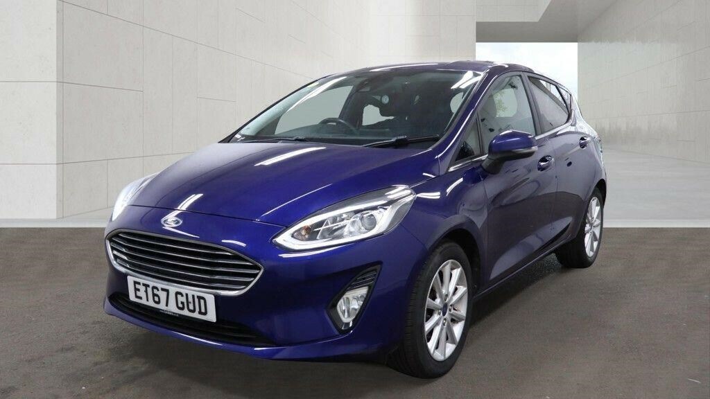 Ford Fiesta 1.0T Ecoboost Titanium Euro 6 Ss ET67GUD Blue #2