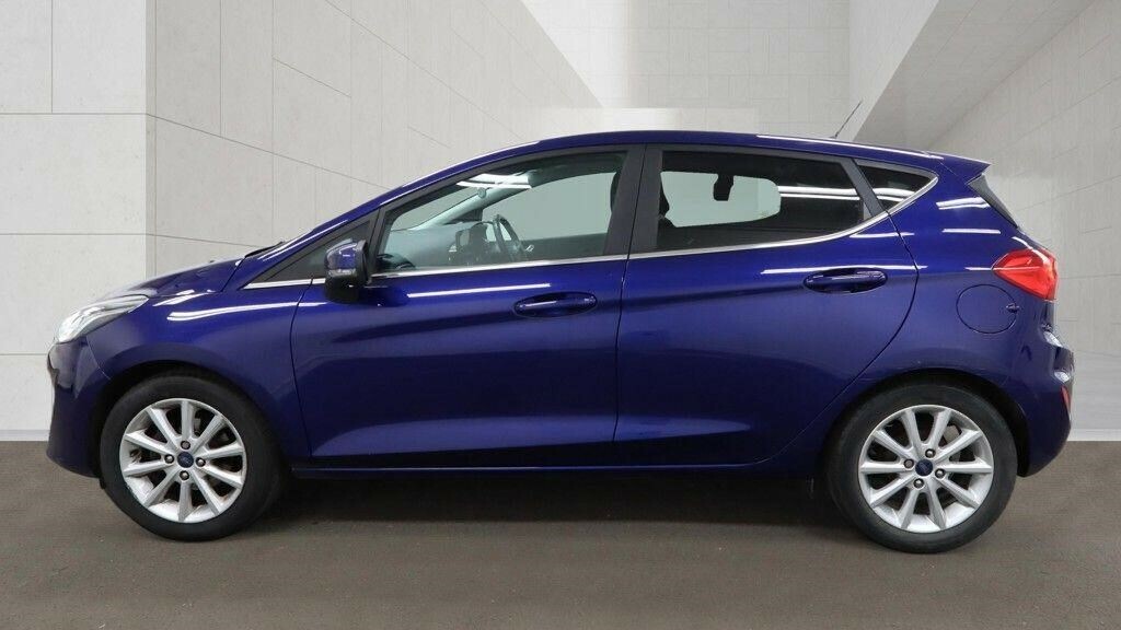 Ford Fiesta 1.0T Ecoboost Titanium Euro 6 Ss ET67GUD Blue #4
