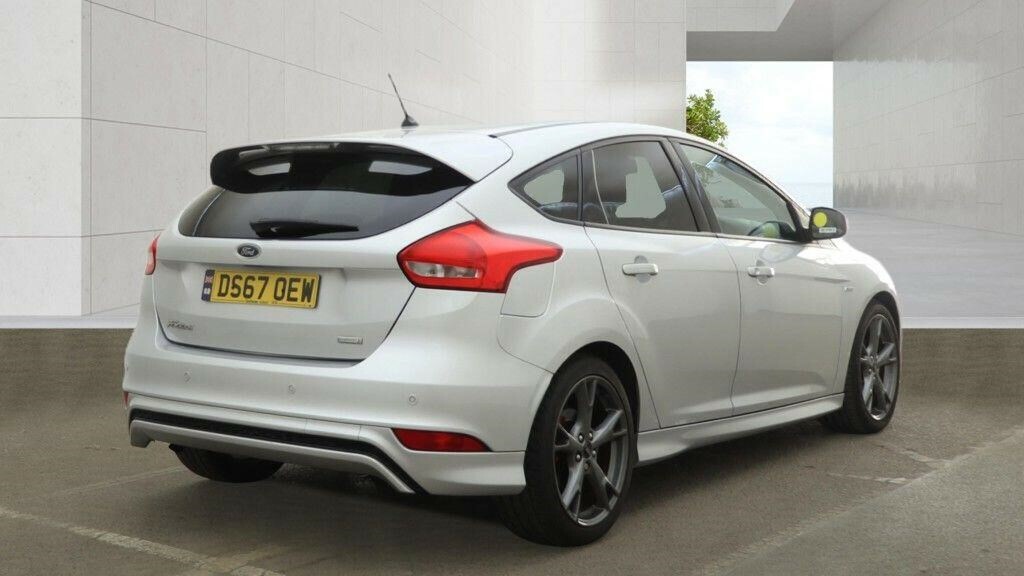 Ford Focus 1.0T Ecoboost St-line X Euro 6 Ss DS67OEW Silver #5