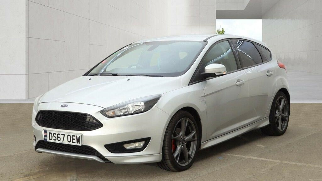 Ford Focus 1.0T Ecoboost St-line X Euro 6 Ss DS67OEW Silver #2