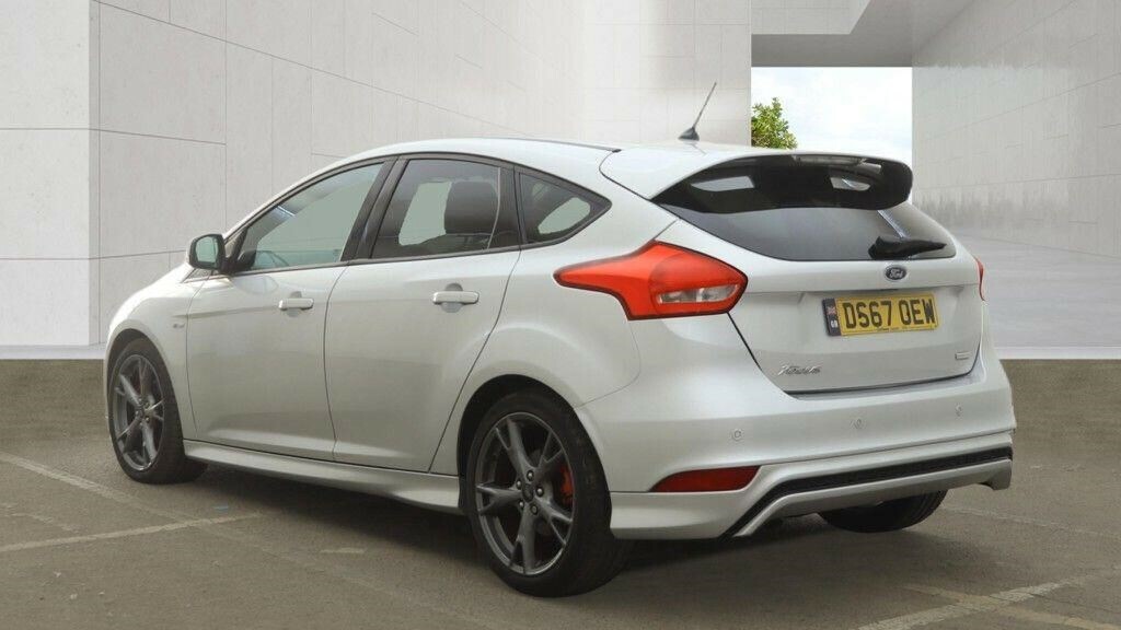 Ford Focus 1.0T Ecoboost St-line X Euro 6 Ss DS67OEW Silver #6
