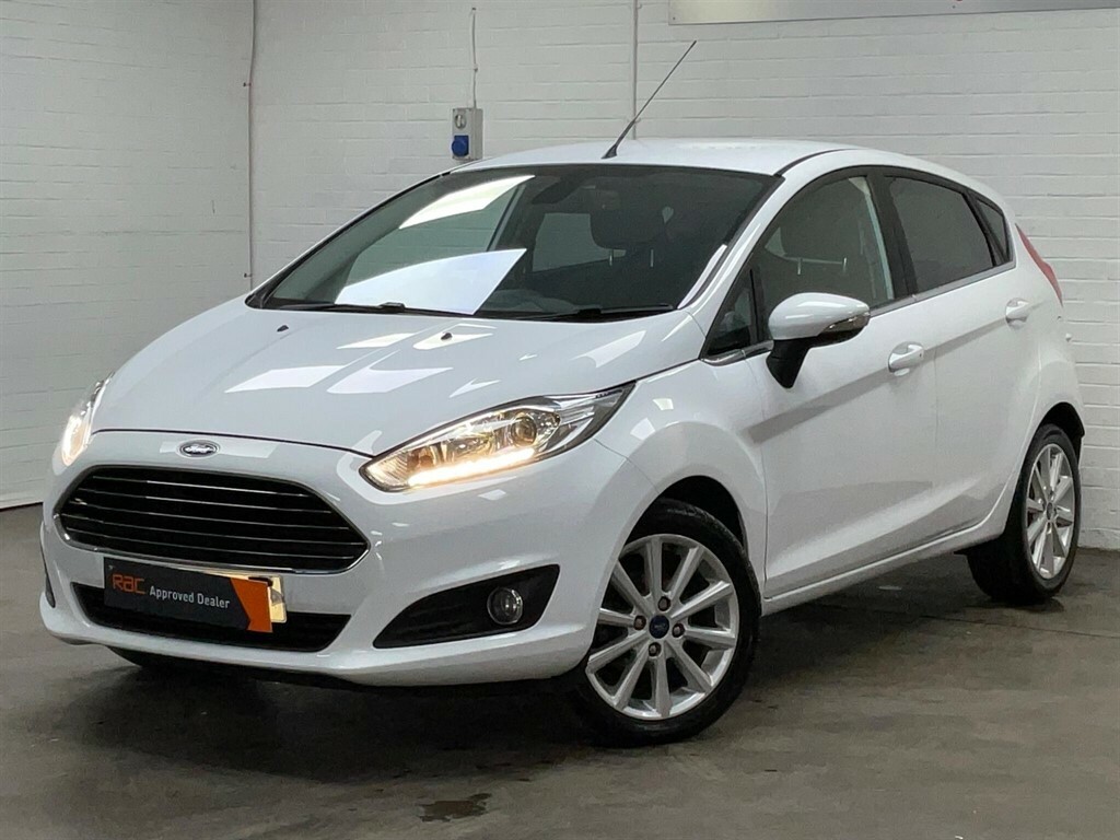 Ford Fiesta 1.0T Ecoboost Titanium Euro 6 Ss CV17OML White #6