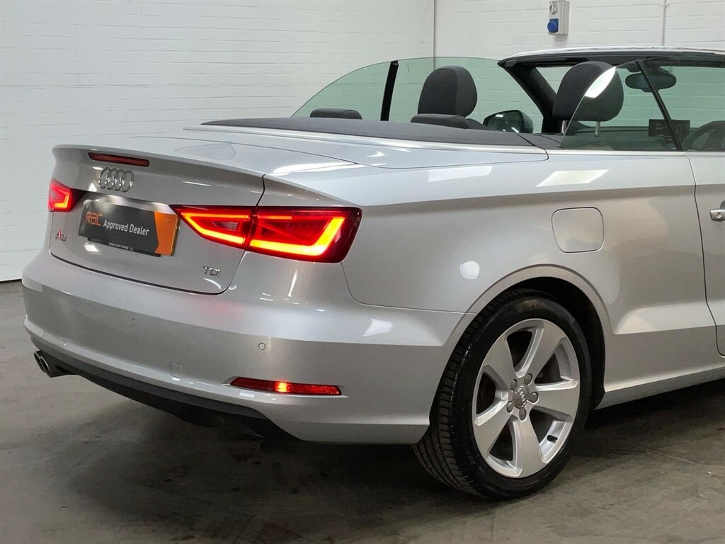 Audi Cabriolet Tdi S Line Special Edition Black #12