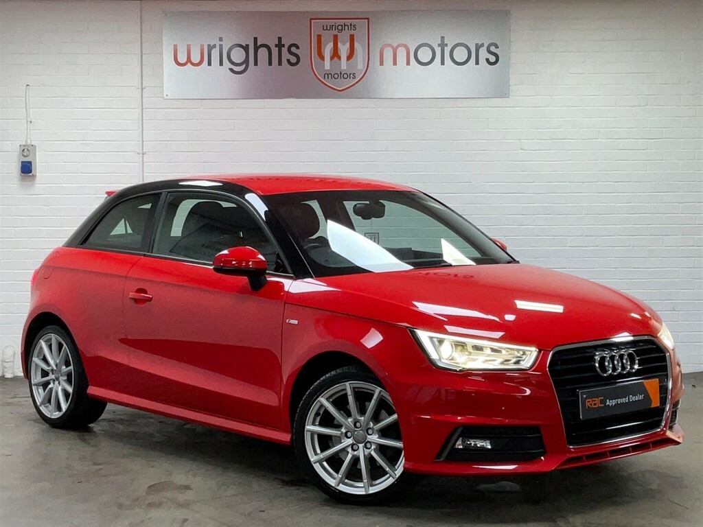 Audi A1 1.4 Tfsi S Line Euro 6 Ss WD15UUM Red