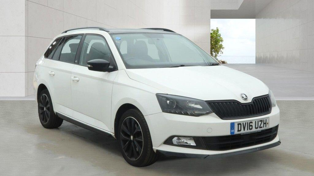 Skoda Fabia 1.2 Tsi Monte Carlo Euro 6 Ss DV16UZH White