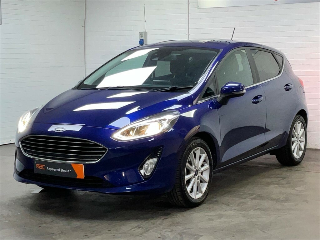 Ford Fiesta 1.0T Ecoboost Titanium Euro 6 Ss YP67XPT Blue #5
